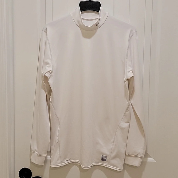 Nike Other - Nike Pro Fit White Long Sleeve Training Shirt  Size XL